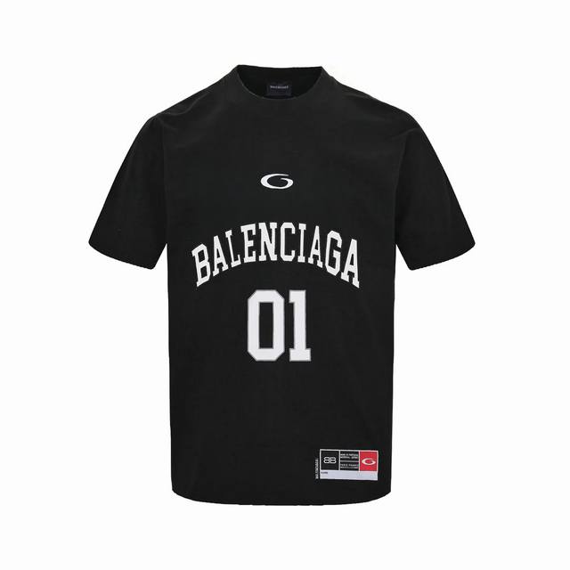 Balenciaga Basketball Series No. 01 Jersey Short Sleeve T-shirt This model adher