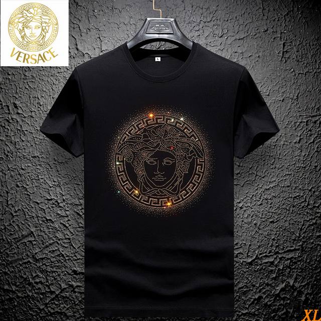 Versace exclusive real shot of the new summer high-quality fashion brand high-qu