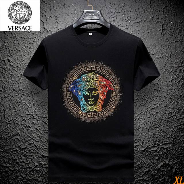Versace exclusive real shot of the new summer high-quality fashion brand high-qu
