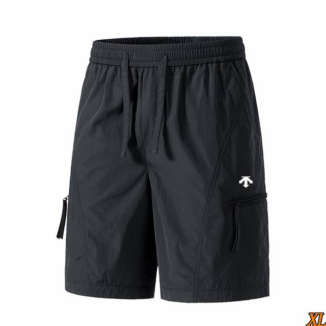 Descente exclusive real shot of the new summer high-quality zipper pocket overal