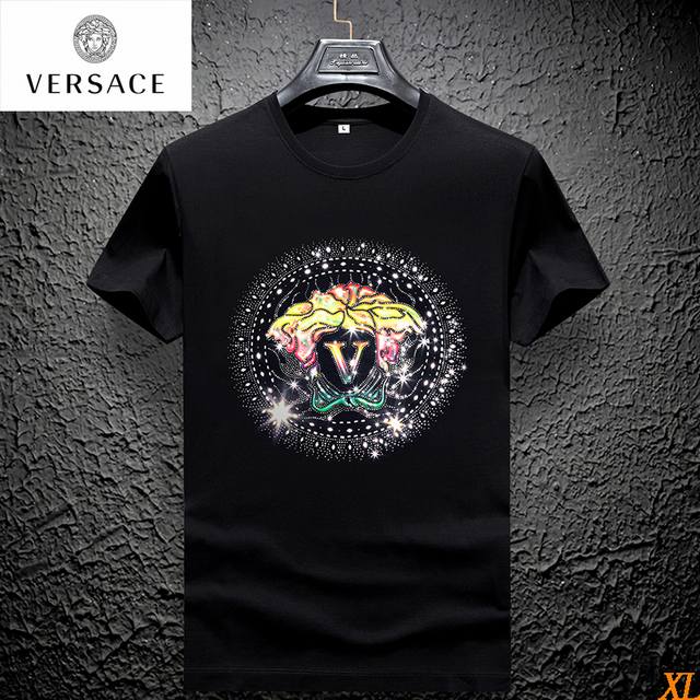 Versace exclusive real shot of the new summer high-quality fashion brand high-qu