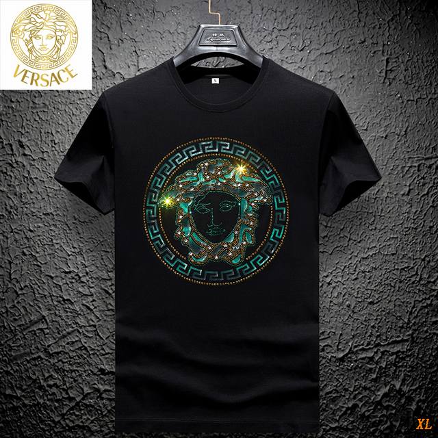 Versace exclusive real shot of the new summer high-quality fashion brand high-qu