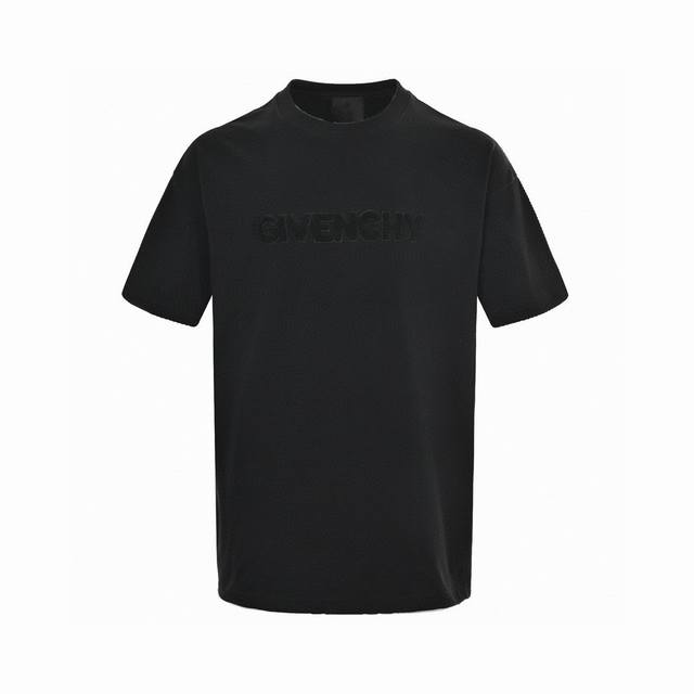 Givenchy new summer classic letter towel embroidery round neck short-sleeved T-s