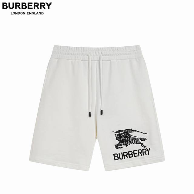 Burberry 25Ss Warhorse Embroidered Shorts % cotton 360g towel bottom sweater fab