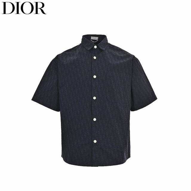 Dior 24Fw full print short-sleeved shirt Precise alignment, no difference, compa