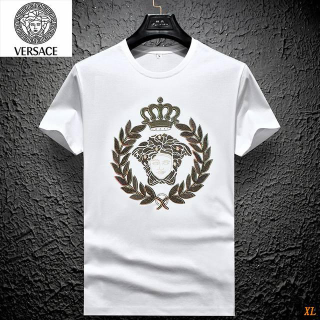Versace exclusive real shot of the new summer high-quality fashion brand high-qu