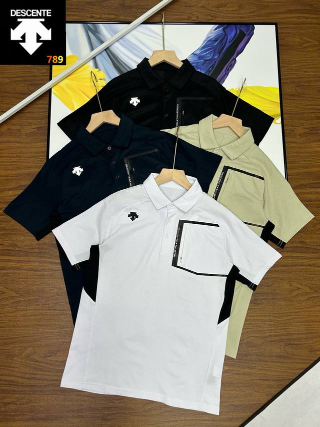Descente four-color Polo shirt counters are updated and available for sale! Desc