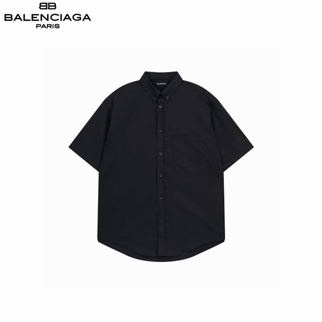 Balenciaga 25Ss graffiti blur cola wave shirt short sleeves Cola inkjet style ~
