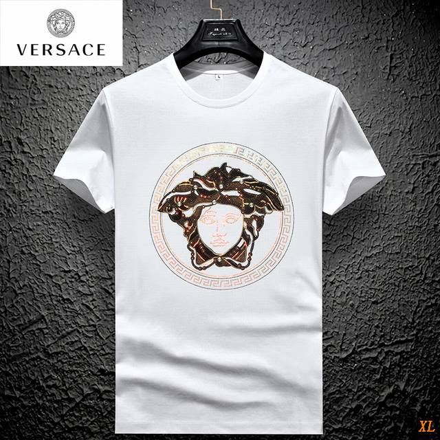 Versace exclusive real shot of the new summer high-quality fashion brand high-qu