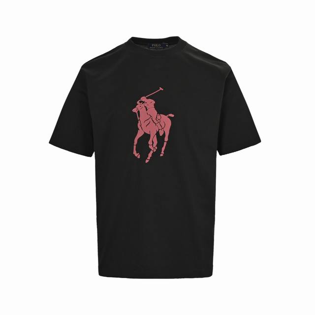 Ralph Lauren 25Ss Classic Red Horse Print Short Sleeve Ralph Lauren is an Americ