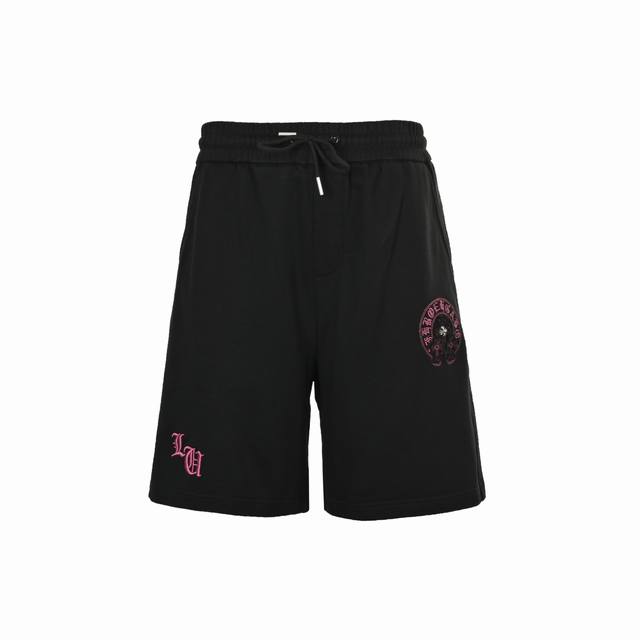 Chrome Hearts 25Ss Applique Horseshoe Cross Embroidered Shorts Shorts take off,