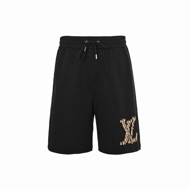 Louis Vuitton 25Ss sailboat embroidered shorts The fabric is made of custom wove