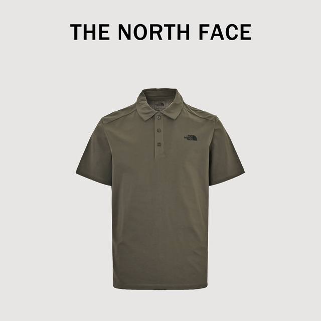 The North Face Tnf logo print short-sleeved polo shirt Customized main logo and