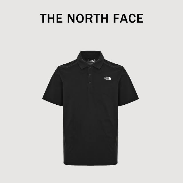 The North Face Tnf North Face logo print short-sleeved polo shirt Customized mai