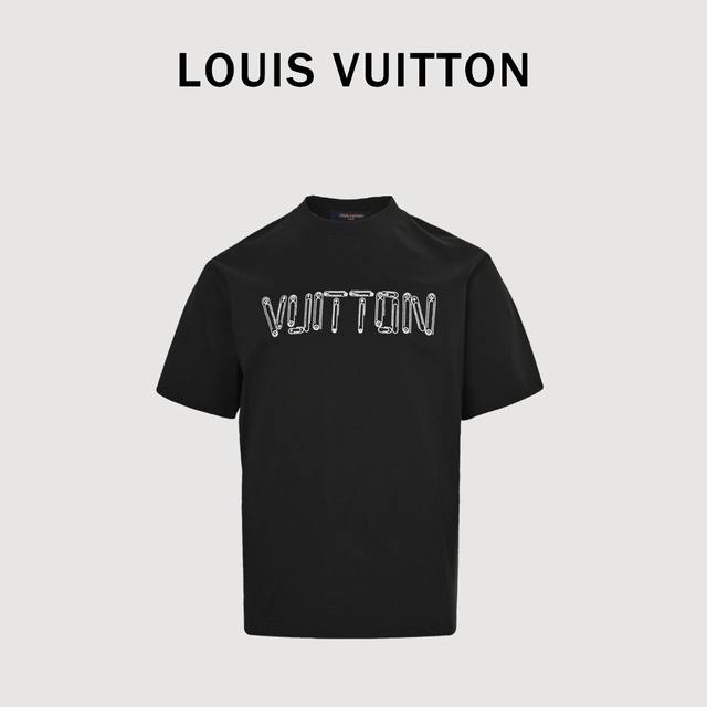 Louis Vuitton Lv building block combination embroidered short-sleeved T-shirt Se