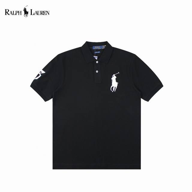 Polo Ralph Lauren Big Pony Polo Shirt with Embroidered Logo Original fabric % pi