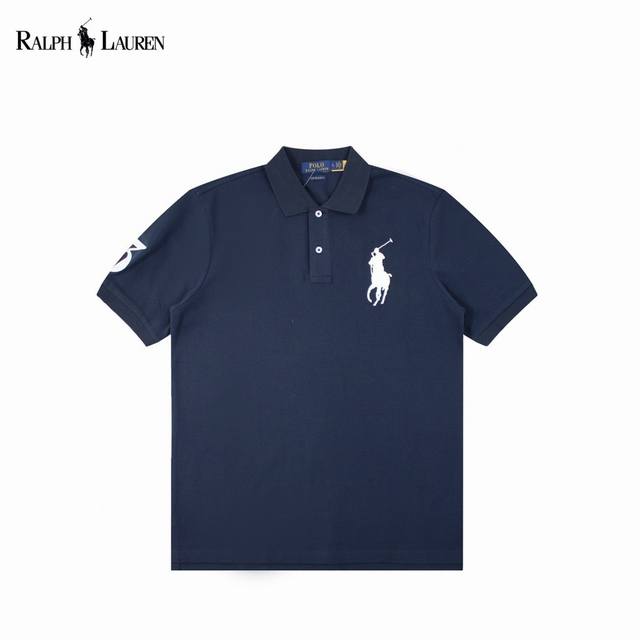 Polo Ralph Lauren Big Pony Polo Shirt with Embroidered Logo Original fabric % pi