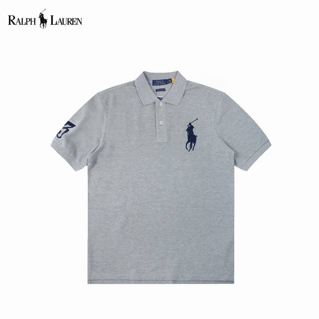 Polo Ralph Lauren Big Pony Polo Shirt with Embroidered Logo Original fabric % pi
