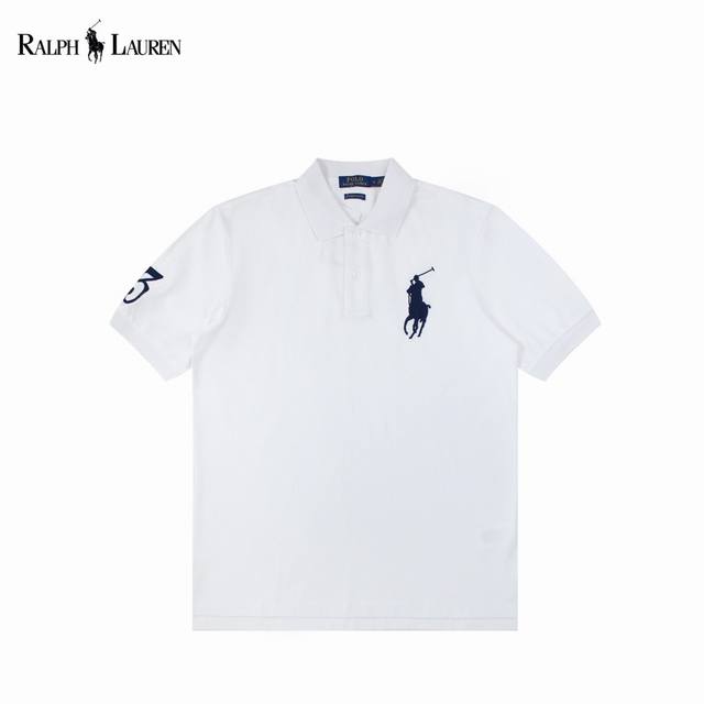 Polo Ralph Lauren Big Pony Polo Shirt with Embroidered Logo Original fabric % pi