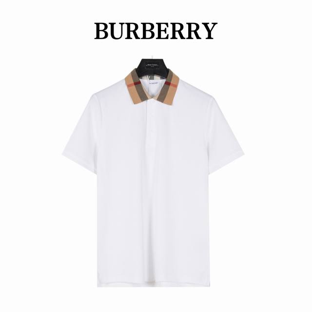 Burberry classic collar check short-sleeved Polo shirt Original quality welcome