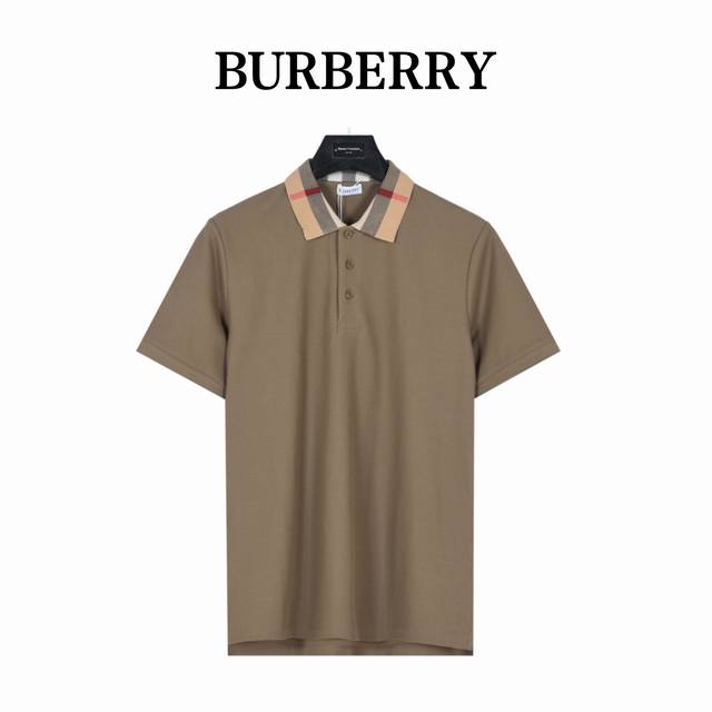 Burberry classic collar check short-sleeved Polo shirt Original quality welcome