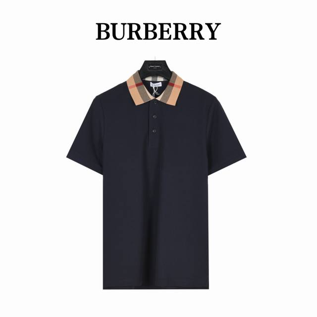 Burberry classic collar check short-sleeved Polo shirt Original quality welcome