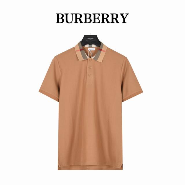 Burberry classic collar check short-sleeved Polo shirt Original quality welcome