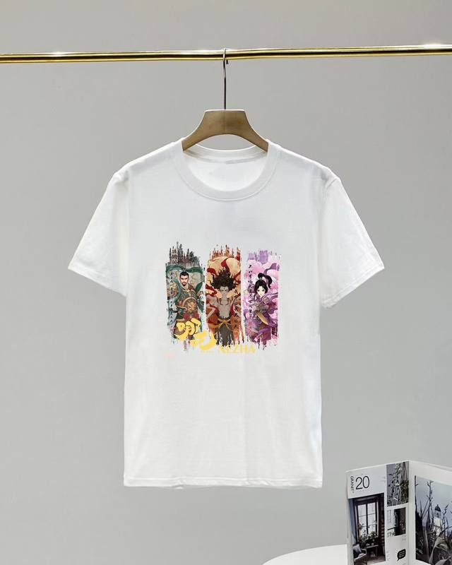 New arrival! Customized Nezha Demon Child co-branded model! Summer new couple ro