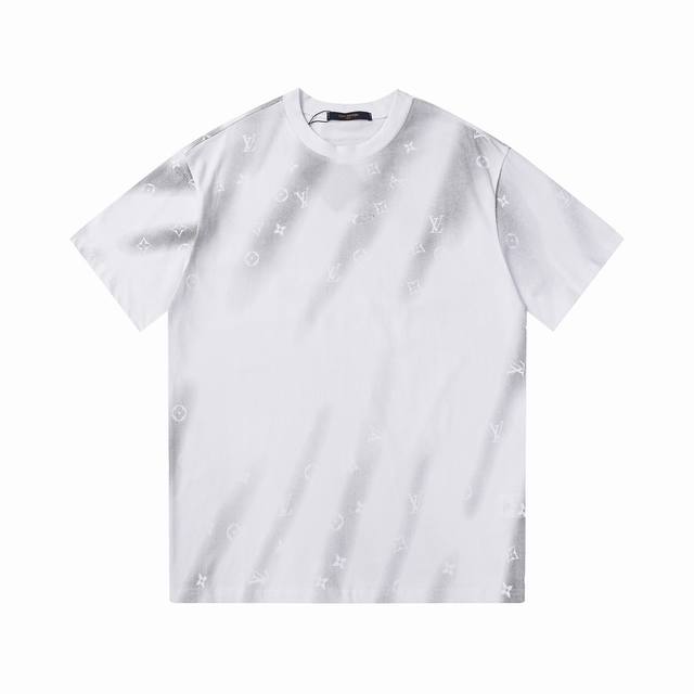 New High version Louis Vuitton Lv23Ss full print gradient short sleeve Hot Tee!