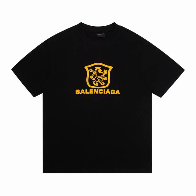 New arrival High version Balsenciaga Silicone Lion King Couple Casual Short Slee