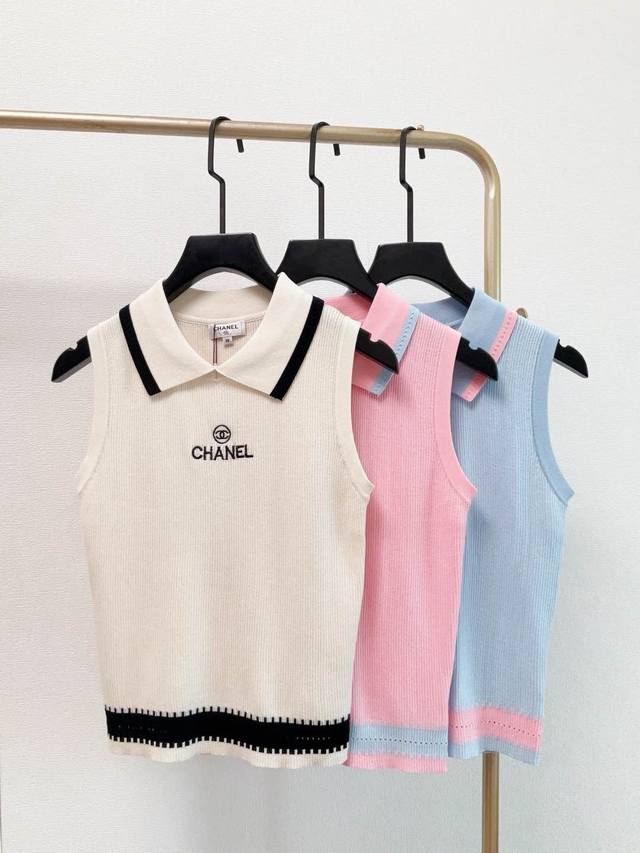 Miumiu*Miumiu spring and summer new men's logo short-sleeved Polo shirt, continu