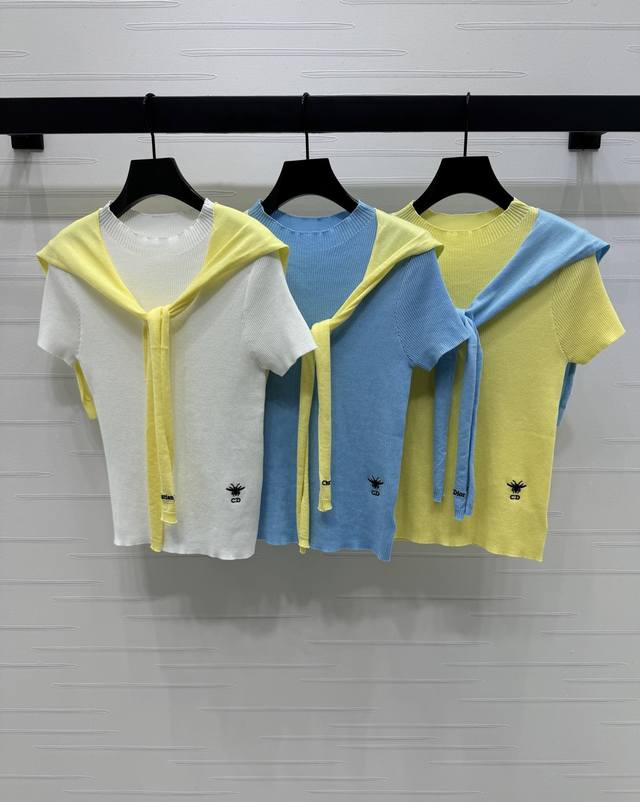 Fendi* Fendi's new spring and summer men's logo short-sleeved Polo shirt continu