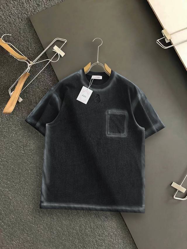 Gucci 2025 spring and summer new unisex couple's casual loose cotton round neck