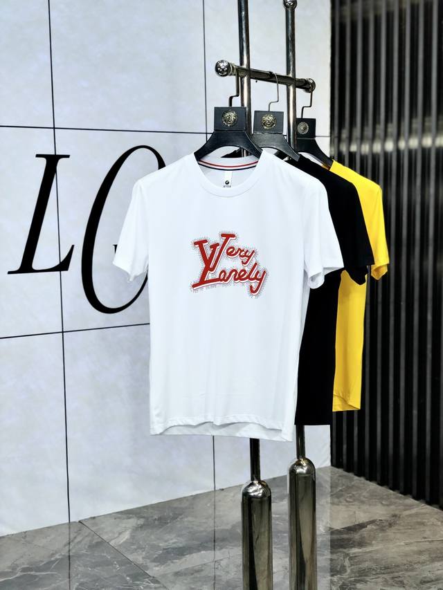 2025 Spring and Summer New Releases, Latest Short-sleeved Round Neck T-shirt, Hi