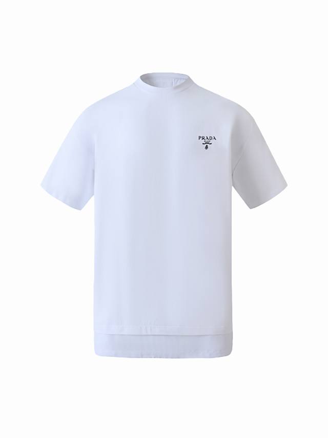 2025 Spring and Summer New T-shirt. Men's round neck classic Logo T-shirt uses i