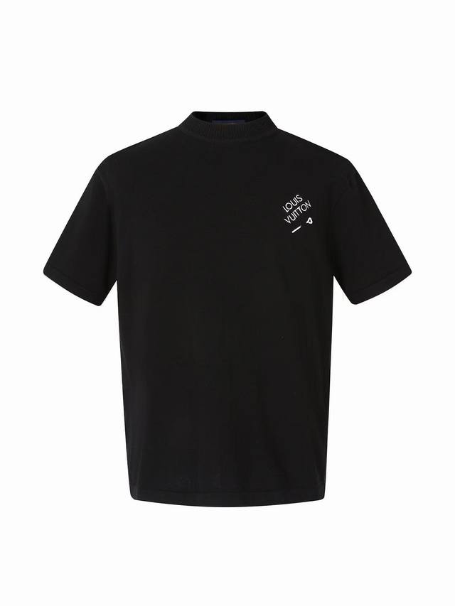 2025 Spring and Summer New T-shirt. Men's round neck classic Logo T-shirt uses i