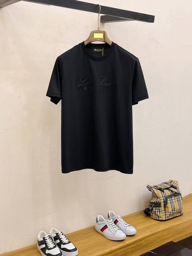 Saint Laurent 2630Ss new short-sleeved T-shirt, custom imported original merceri