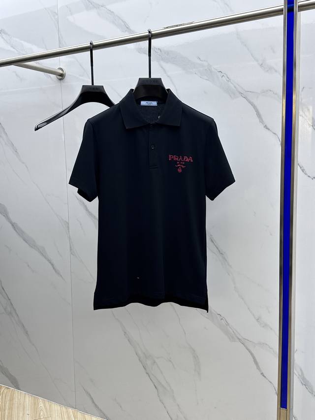 Valentino 2025Ss new short-sleeved T-shirt, high-end version! Custom-made fabric