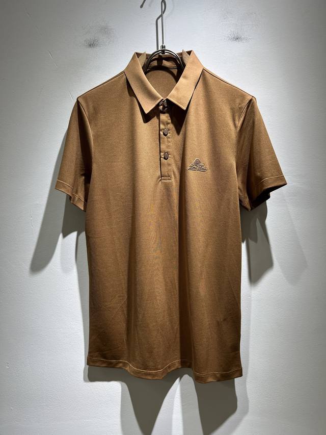 Loro Piana 2025 Spring/Summer Men's Polo Shirt, the latest trade order short-sle