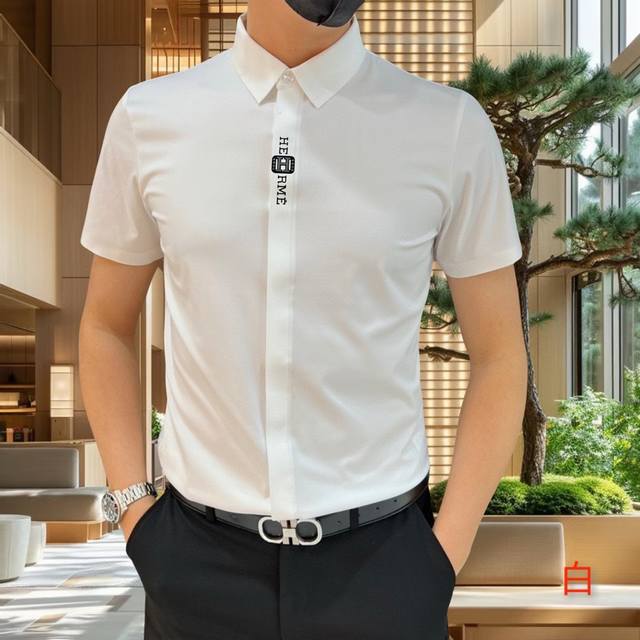 Paris 2025 summer new suit shirt detachable catwalk style This year's latest Log
