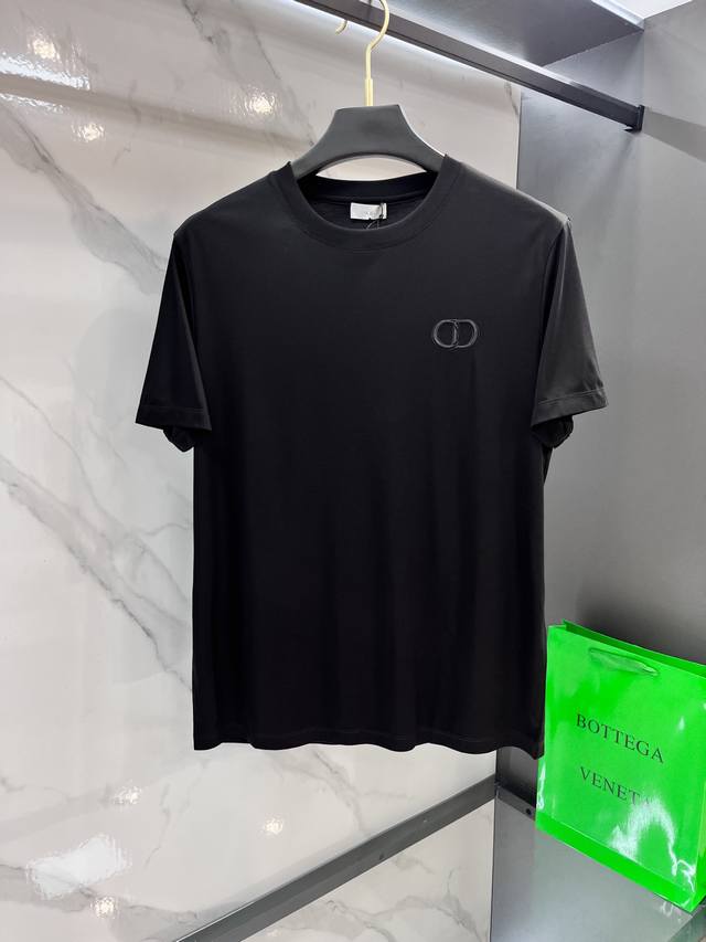 Gucci 2025 new striped letter T-shirt The stripes on the chest are interspersed