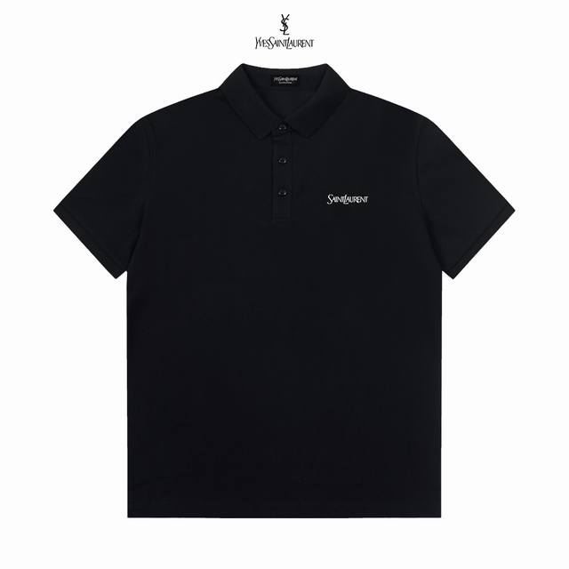 25Ss Lv new round neck short sleeve T-shirt, made of 330g double yarn plain wove