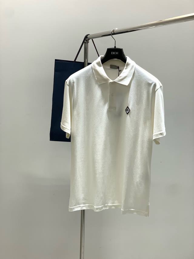 G's latest 2025 spring and summer horseshoe double G logo men's round neck T-shi