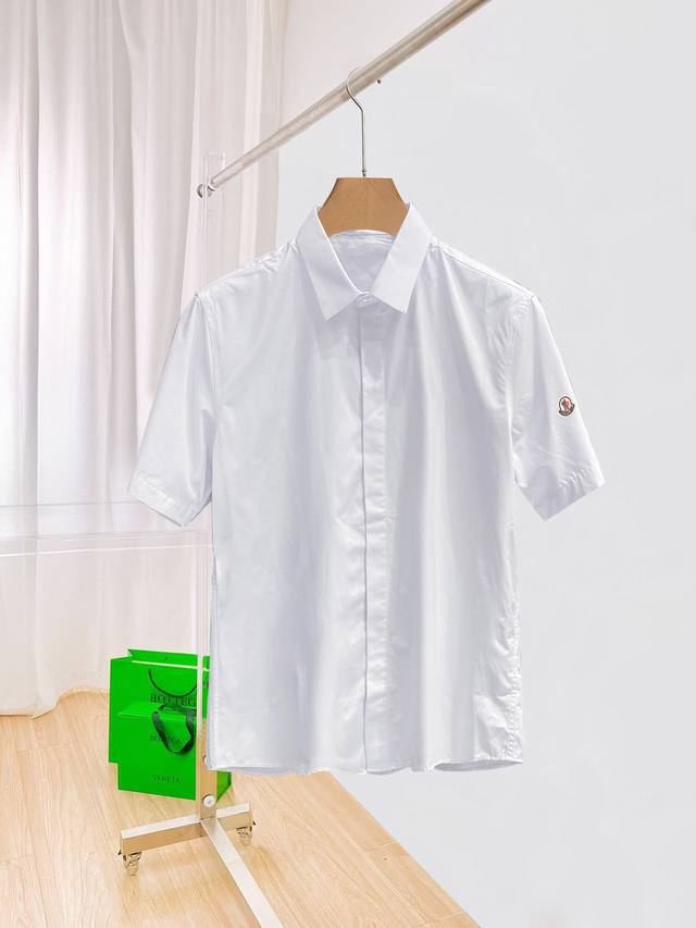 Loewe 25Ss early spring new letter embroidered short-sleeved shirt A must-have i