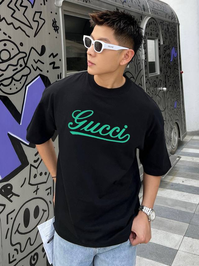 Louis Lv 25Ss early spring new short-sleeved contrast color patch Lv embroidered