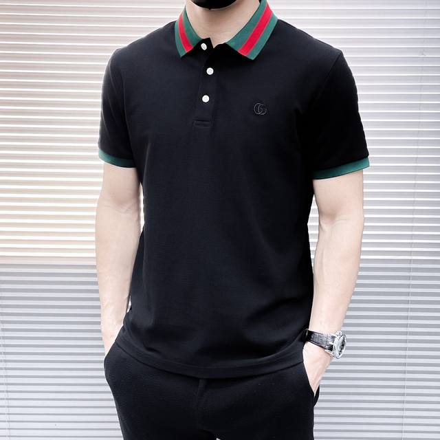 Gucci flag pattern letter logo print Logo logo is refined and upgraded, inspired