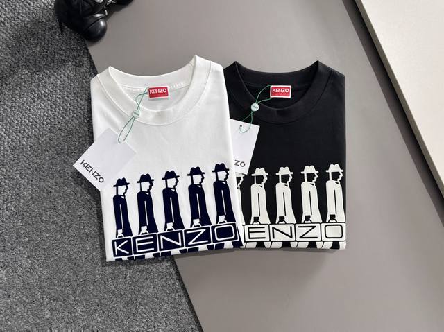 Bal* Balenciaga Ss25 new summer short sleeves, top pattern logo, handsome and fa