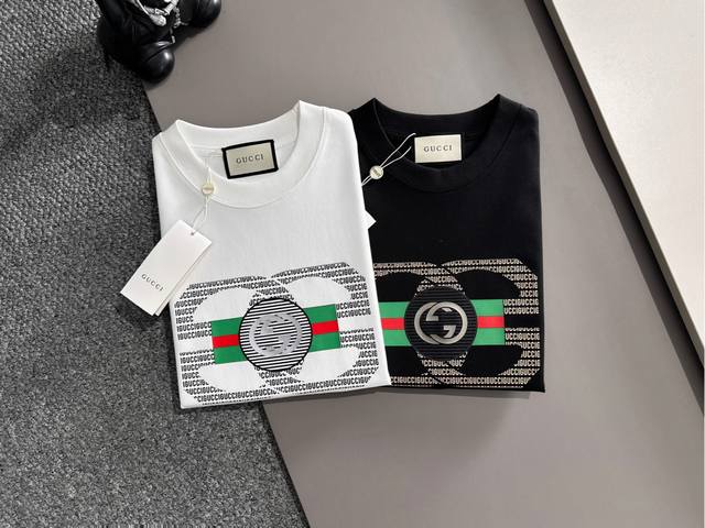 Giv* Givenchy Ss25 new summer short sleeves, top pattern logo, handsome and fash