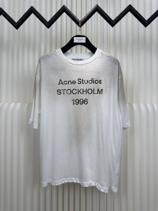 Bal* Balenciaga Ss25 new summer short sleeves, top pattern logo, handsome and fa