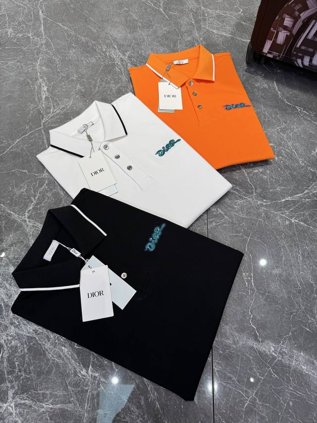 Fend* Fendi SS25 new summer short sleeves, top pattern logo, handsome and fashio